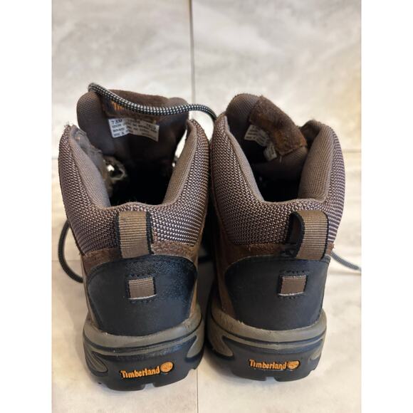 Timberland White Ledge Waterproof Women Hiking Shoes - Dark Brown, Size 7.5M US - Picture 4 of 7